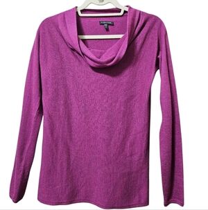Eileen Fisher Merino Wool Sweater Womens Medium Purple